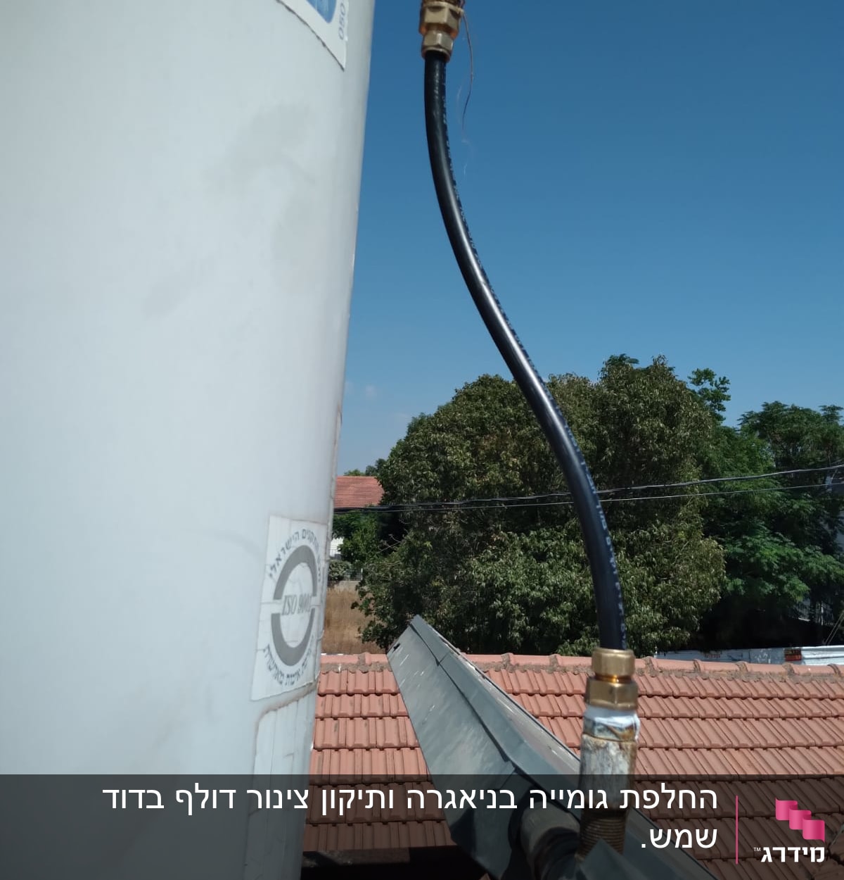 התקנת צינור אספקת מים חליפי ךאחרנאיתור נזילה ופיצוץ בצינור הישן
